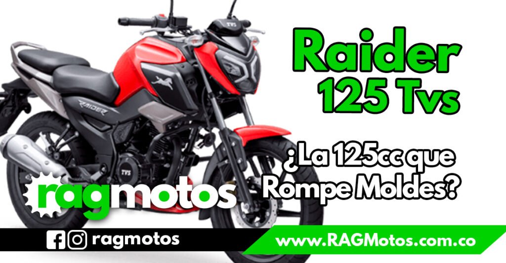 tvs raider 125 opiniones comentarios ficha tecnica