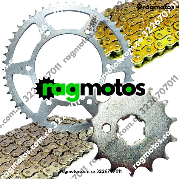 kit arrastre original yamaha mt 15 cassarella cadena dorada reforzada orrinada
